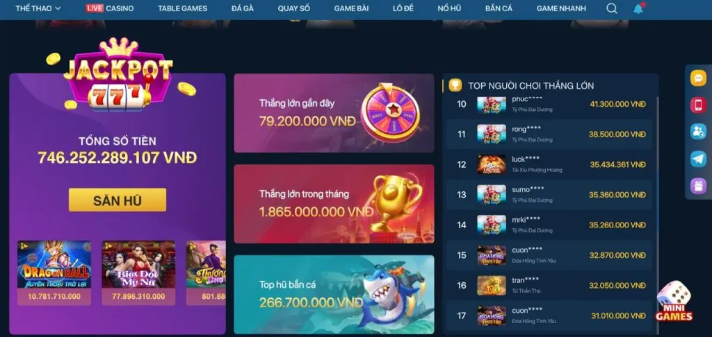 Hoàn trả casino S666